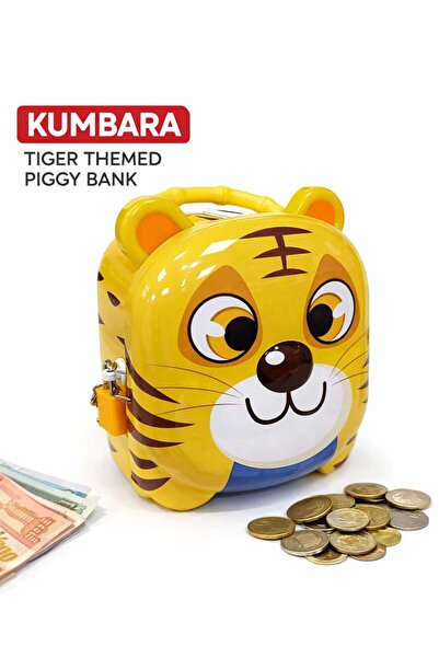 LEONEV METAL KİLİTLİ KUMBARA