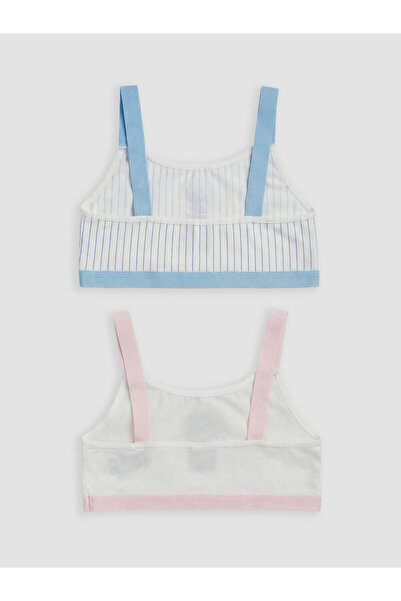 LC Waikiki Stitch and Angel Printed Girls' 2-Piece Bustier