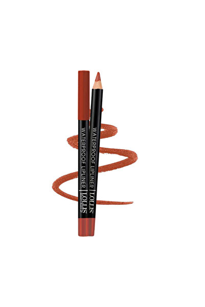 Lollis Water-Resistant Lip Liner 208 Classic Brown