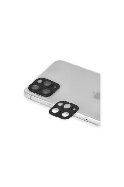 eco port Iphone 11 Pro Max Pers Aluminum Camera Lens - Black
