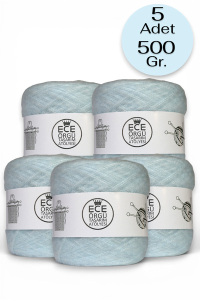 Ece Örgü Tasarım Atölyesi Bebeljubičasta, trostruka pređa za pletenje Angora ...