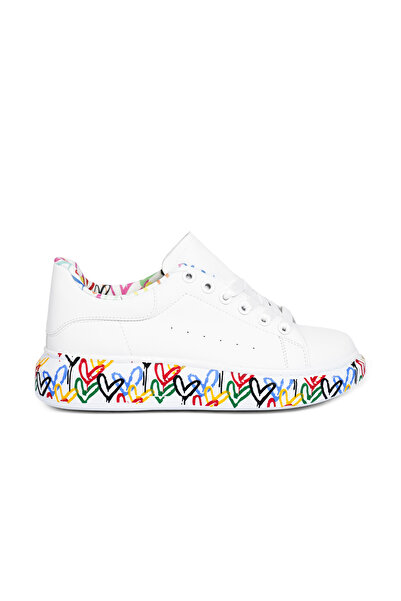 Buzzmania Inimara women's white sports shoes