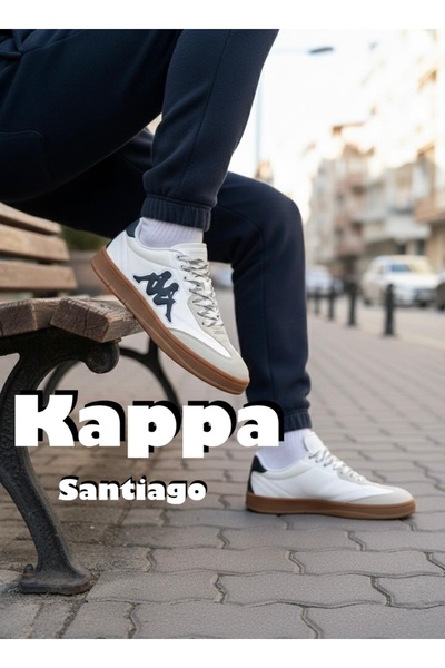 Kappa Daily Men's Sneaker, Santi̇ago Model, Rubber Non-Slip Sole