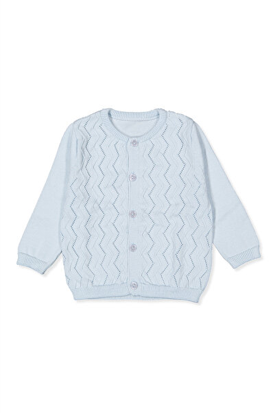 Bebetto Tri̇ko Hirka (Zi̇kzak Pattern) Blue