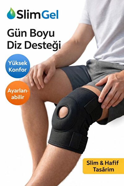 SLİM GEL Medikal Destekli Diz Korsesi Çapraz Bağ Menisküs Ağrısı Için Sporcu ...
