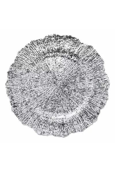 Clini Silver Serving Plate