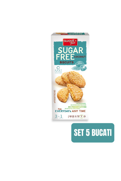 Morello SET 5 PIECES - Sugar-Free Coconut Biscuits 100 g