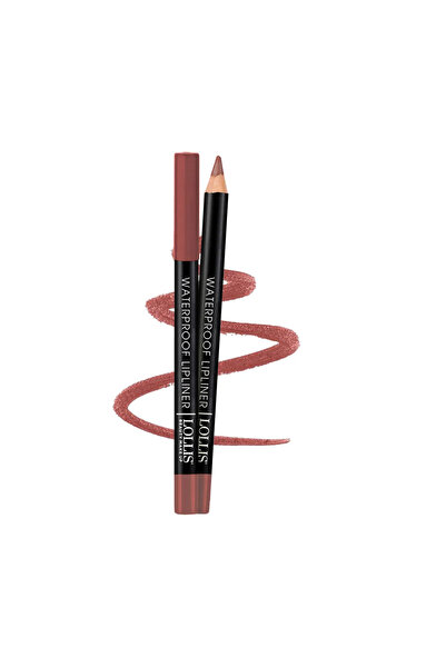Lollis Water-Resistant Lip Liner 204 Nude Rose