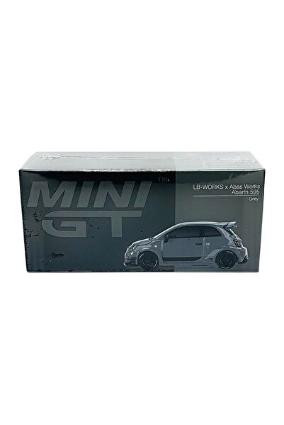 HOT WHEELS Mini Gt Mini Gt 1/64 Abarth 595 Lb-Works X Abas Works Grey Mgt00995