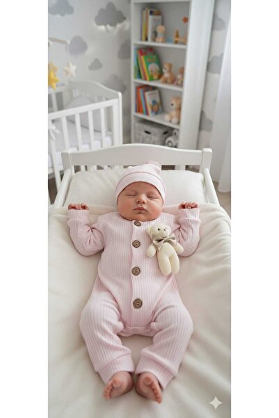 Lina Baby Bloom Oyuncak Ayı Hediyeli Tulum