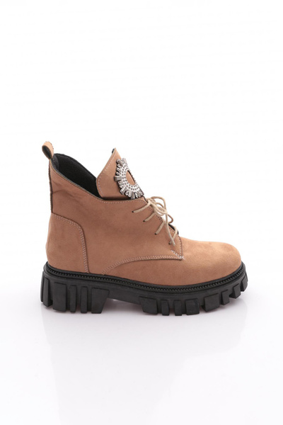 DGN K301 Women's Crystal Stone Boots