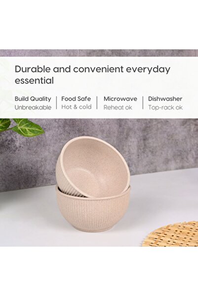 REuse Reusable Bowl 500 ml | Made from coffee husks | 1 piece | Sand Castle W...