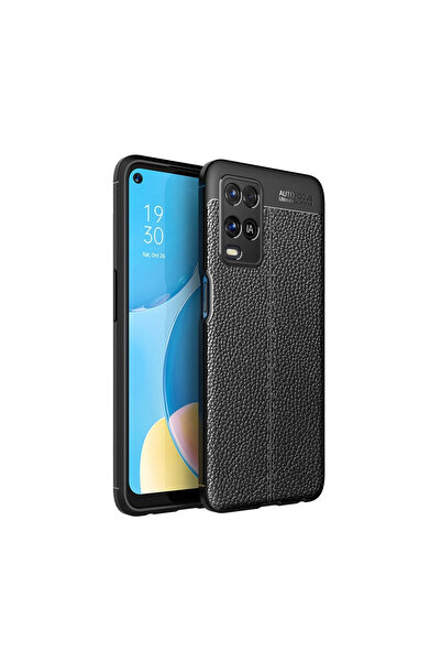 eco port غطاء حماية أوتو فوكس لهاتف أوبو A54 4G - أسود