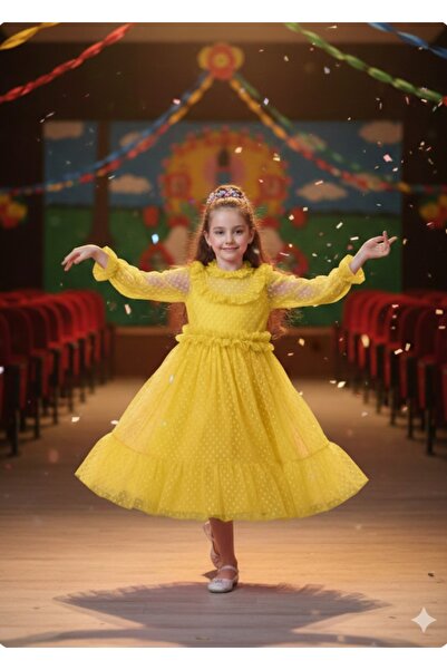 BEGONYA BEBECE KIDS Seasonal Festive Dress for Girls, Show Invitation Wedding...