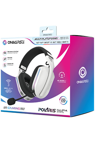 Oniverse Căști fără fir Polaris Celestial White - Playstation 5