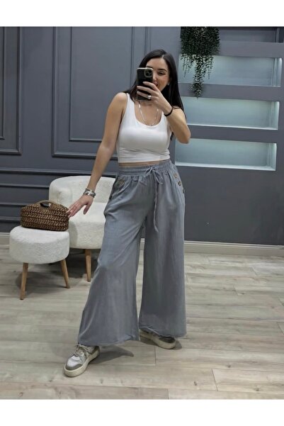 MENSAR OTANTİK BUTTONED LINEN DRESS