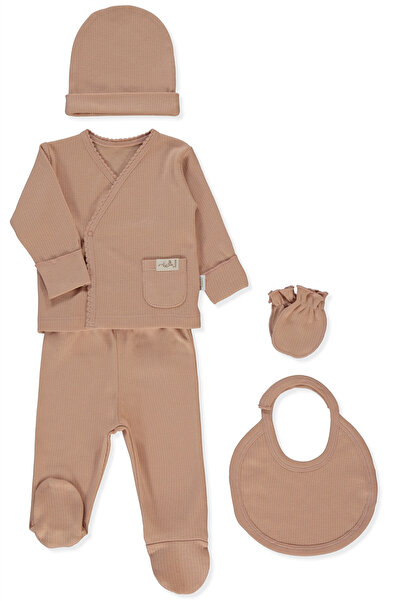 Bebetto طقم بلاط زيبين إنترلوك عضوي مكون من 5 قطع (أورجانيك بي نيتشر)