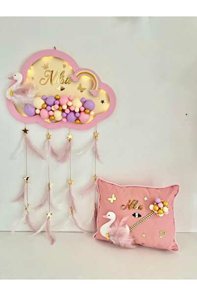 Orjinal Bebek Kapı Süsü ve Takı Yastığı