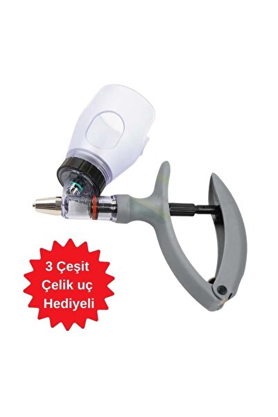 zoofarm ENJ MATİK VETERİNER OTOMATİK ŞİŞE APARATLI ENJEKTÖR 5 ML.