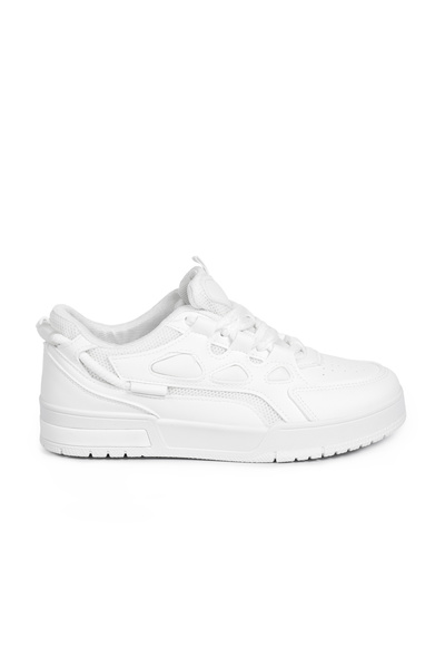 Buzzmania Women's white sports shoes Valeria
