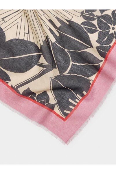 PARFOIS Kadın %100 Pamuklu Kare Desenli Fular