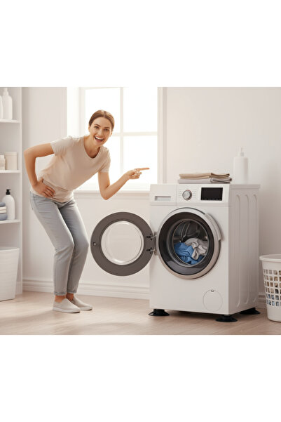 Homegenius Set 4 Anti-Vibration Rubber Dampers for Washing Machine and Dryer,...