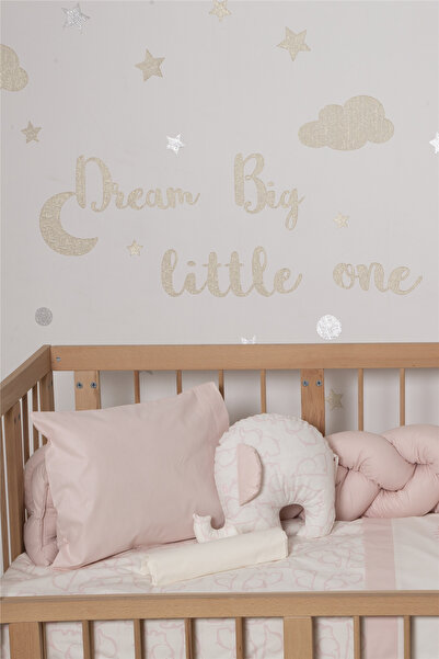 Bebetto Woven Crib Set (Happy Animal) Pink