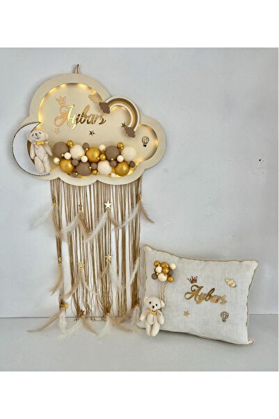 Orjinal Bebek Kapı Süsü ve Takı Yastığı