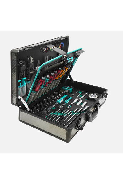 ENLIS 103 Parça Premium El Alet Çantası Lokma Seti Cırcır Kombine Profesyonel...