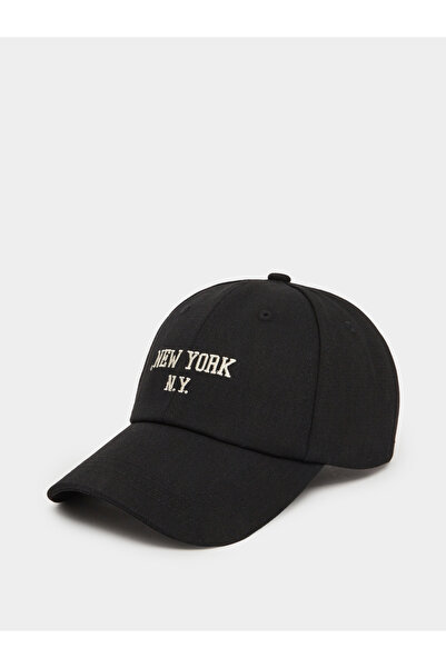 Styli Black Embroidered Baseball Cap
