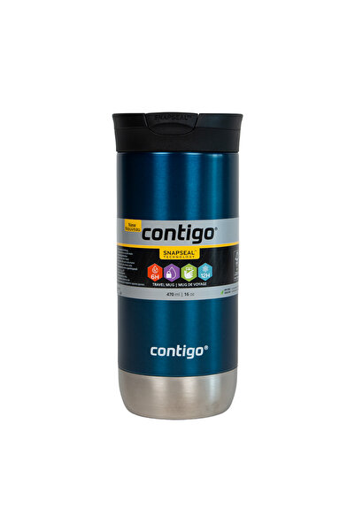 Contigo Lacivert Termos 470ml – Termal Kupa – Kahve Termosu