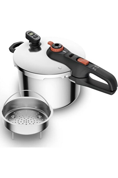 TEFAL Oala sub presiune Secure Chrono, capacitate 6 L, 2 programe de gatire, ...
