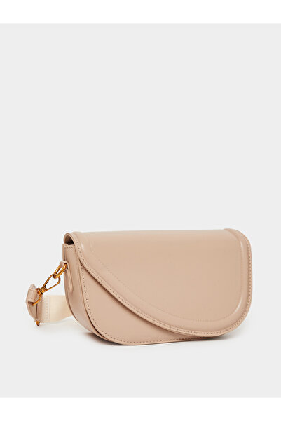 Styli Khaki Saddle Crossbody Bag