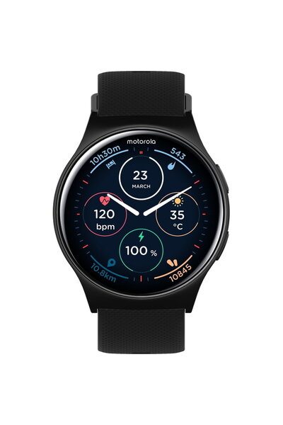 Motorola Smartwatch Moto Watch 120, 1.43 inch, splash resistant, for men and ...