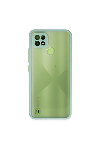 eco port جراب Realme C21 غطاء سيليكون مونتريال - تركواز