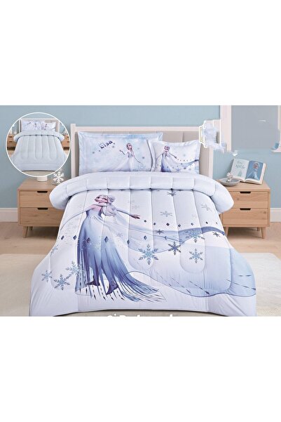 alzawia Single Duvet , 4 pieces, summer design, unique double-sided print