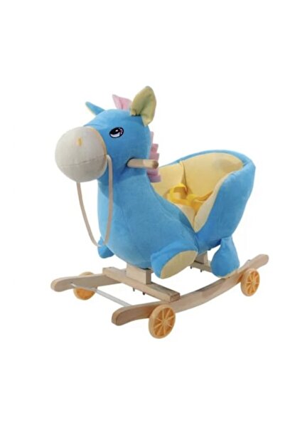 MASHASHOP Magic Unicorn Rocker 2 in 1 with Wheels, Turquoise, 1 Year+