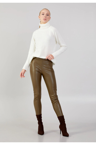 1way High-waisted Faux Leather leggings
