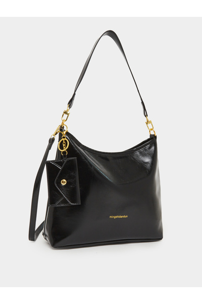 Styli Black Hobo Shoulder Bag