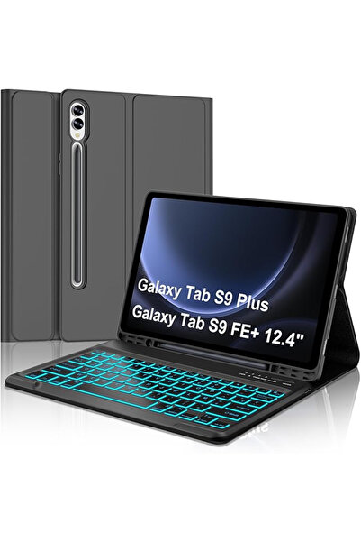 OEM Case and keyboard with backlight compatible with Samsung Tab FE+/S9 FE Pl...