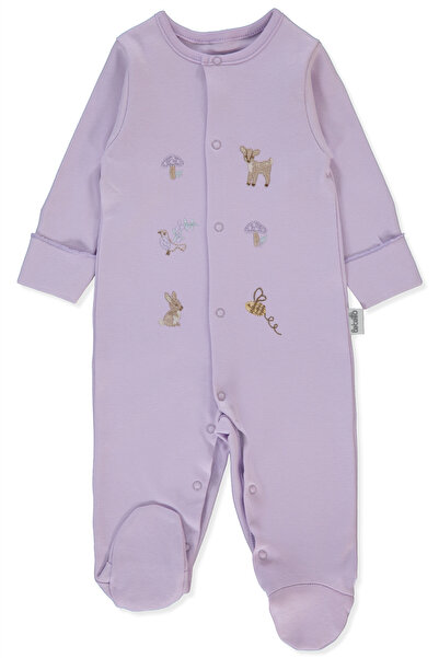 Bebetto Interlock Jumpsuit with Booties (Loves You) Lila