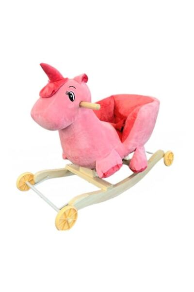 MASHASHOP Magic Unicorn Rocker 2 in 1 with Wheels, Pink, 1 Year+