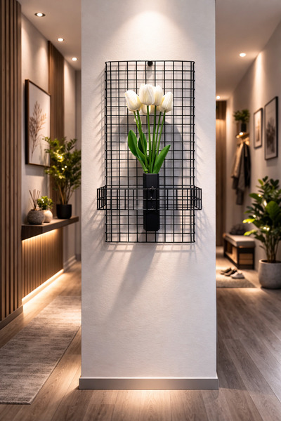 Dersel Dekor Modern Tel Pano Raf Saksılık Duvar Saksılığı Düzenleyici Hediyel...