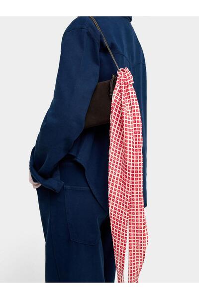 PARFOIS Kadın Boncuklu Üçgen Desenli Fular