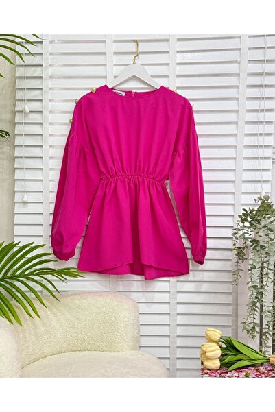 onix Beige Shirt Fuchsia