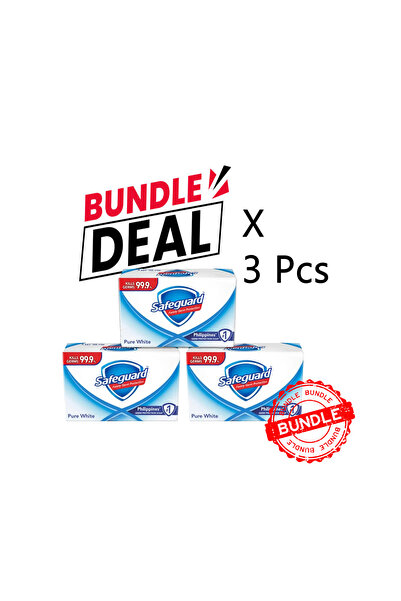 Safe Guard Safeguard Pure White Soap 115g X 3 Pcs