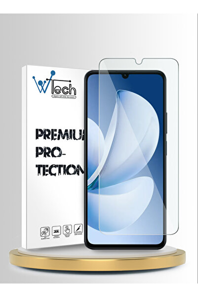 Wtech ريلمي نوت 70 4G 2025 سلسلة بريميوم، زجاج مقوى شفاف 9H