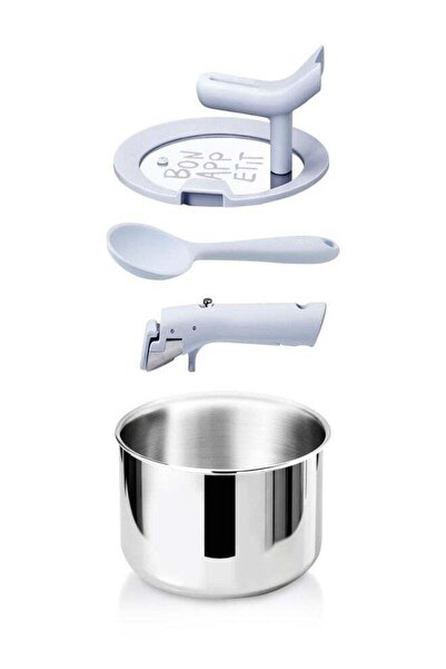 CAROTE 4QT Stainless Steel Sauce Pan with Stand-Up Lid