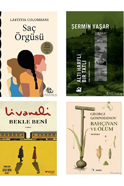 Destek Yayınları Saç Örgüsü - Bekle Beni - Altı Harfli Bir Tatlı - Bahçıvan v...