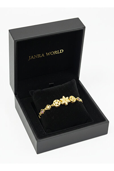 JANRA WORLD Zircon Stone Evening Dress Bracelet – Wedding Engagement Henna Ev...